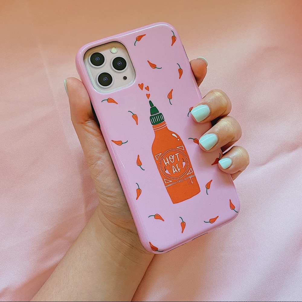 Casely Pink Chili Hot Sauce IPhone 11 Pro Case